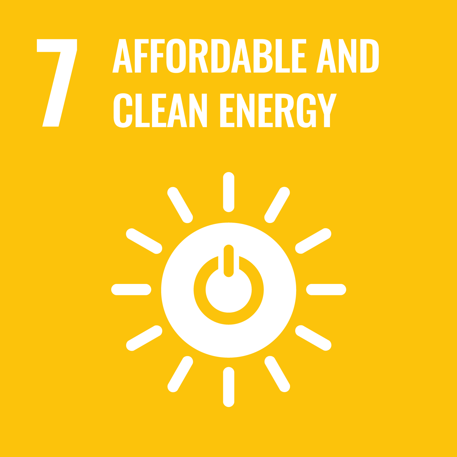 UN sdg - 7 - Affordable and clean energy